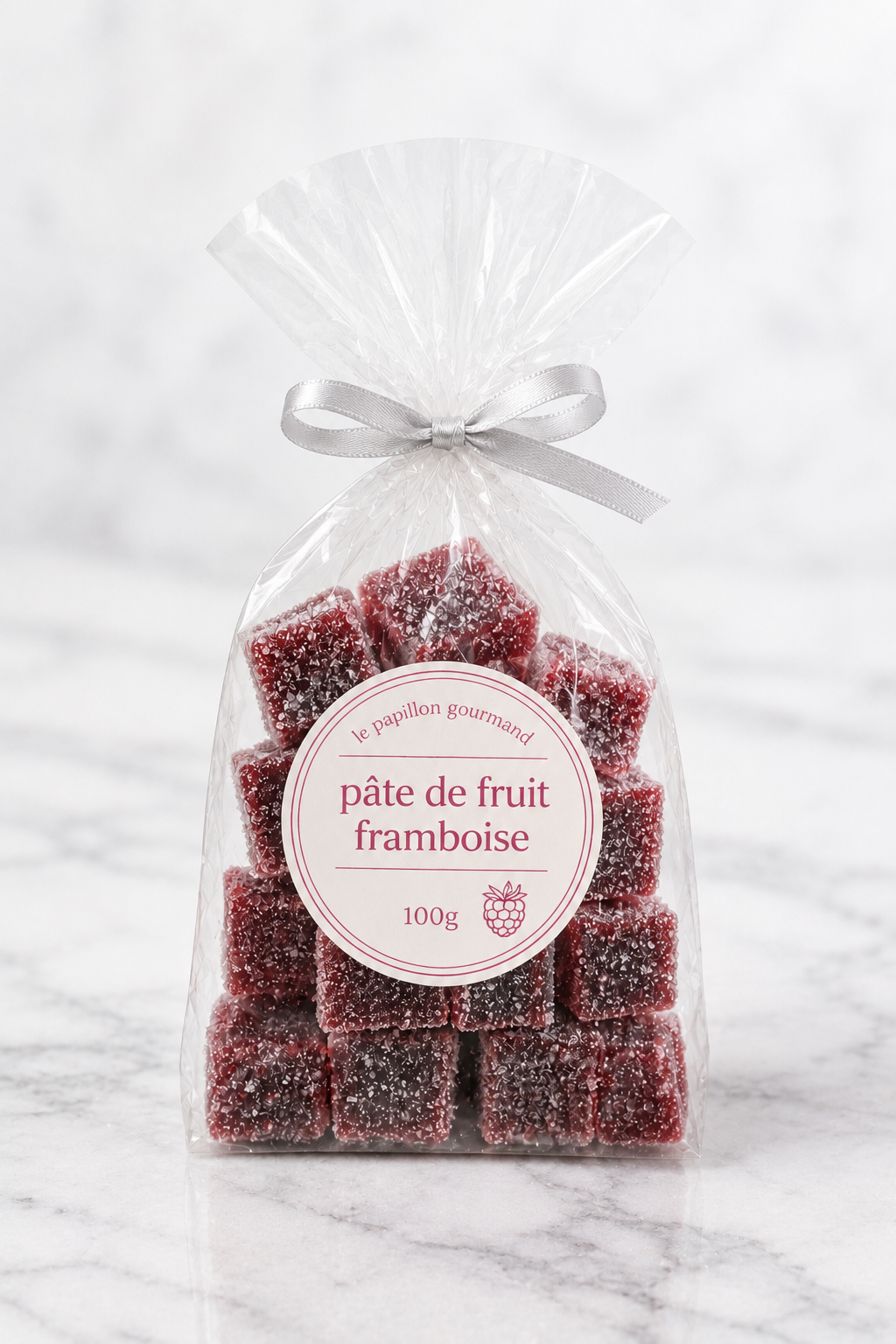 Pâte de fruit framboise